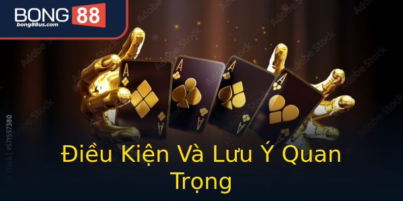Điều Kiện Và Lưu Ý Quan Trọng Điều Kiện Và Lưu Ý Quan Trọng
